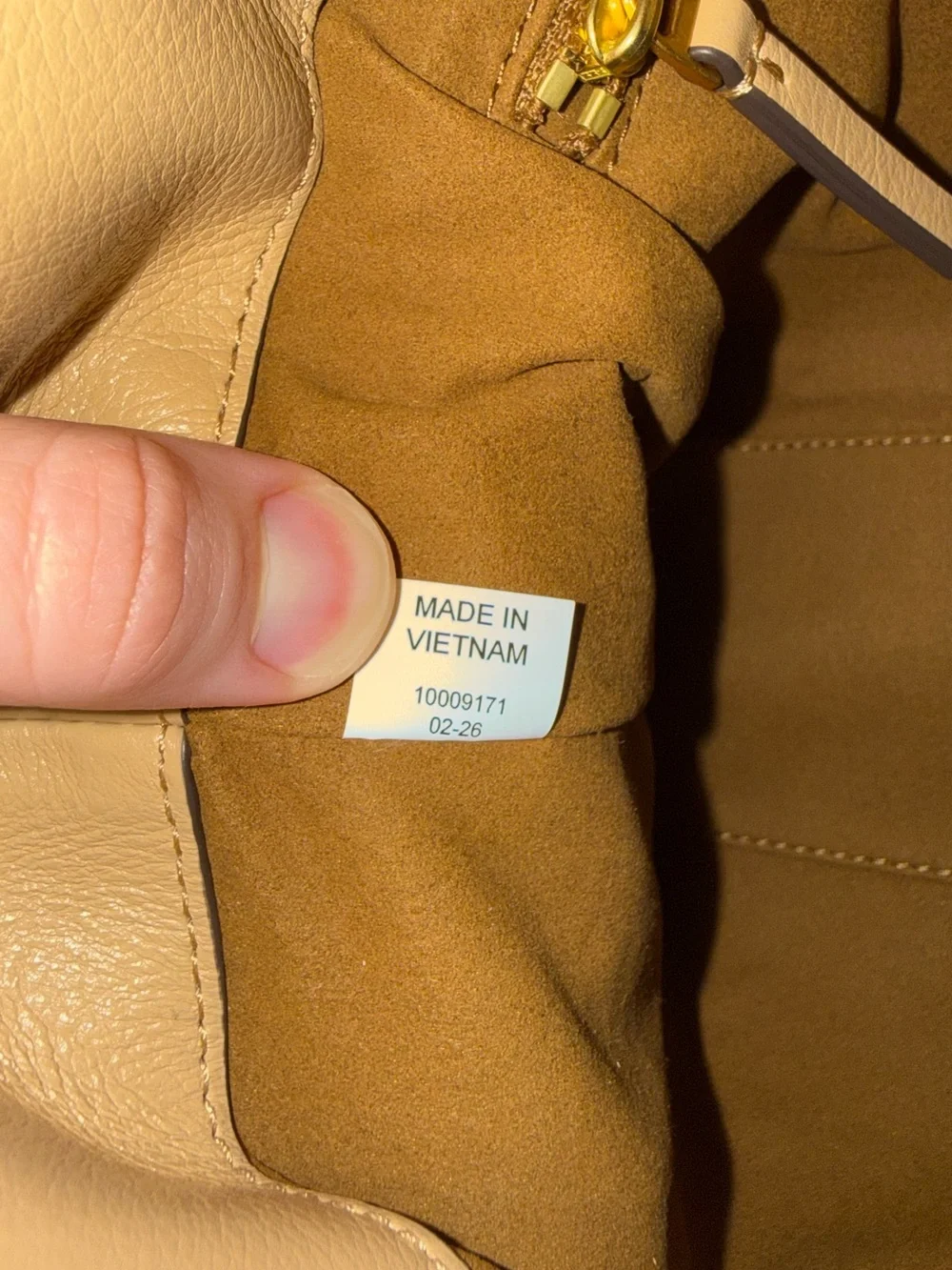 Tory Burch Charlie Drawstring bag Pecan